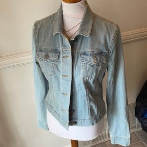 Paige light wash denim jacket Medium